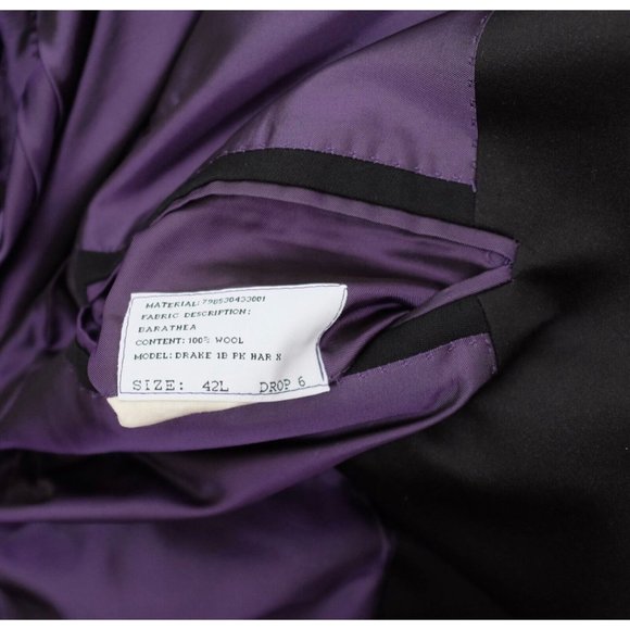 $5000 Ralph Lauren Purple Label Black Tuxedo Jacket - Picture 7 of 10